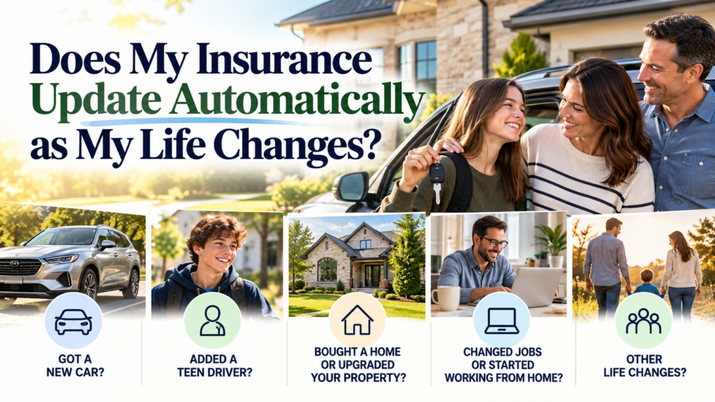 Insurance Updates as Life Changes Occur